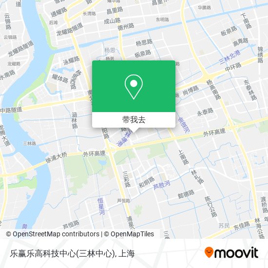乐赢乐高科技中心(三林中心)地图