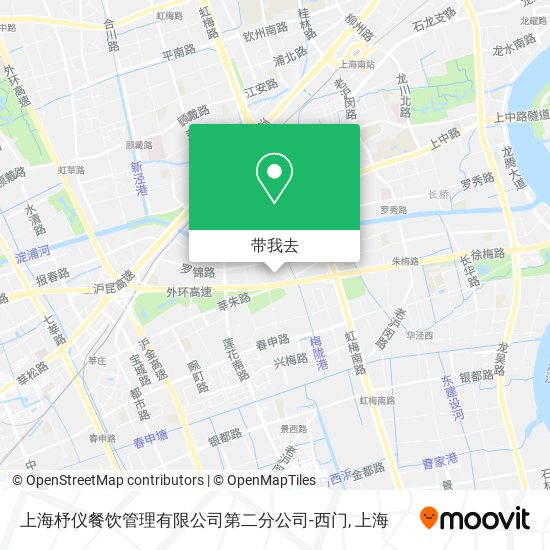 上海杼仪餐饮管理有限公司第二分公司-西门地图