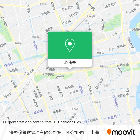上海杼仪餐饮管理有限公司第二分公司-西门地图