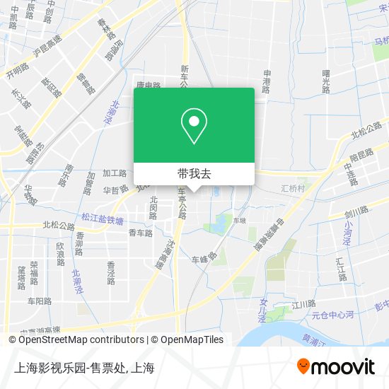 上海影视乐园-售票处地图