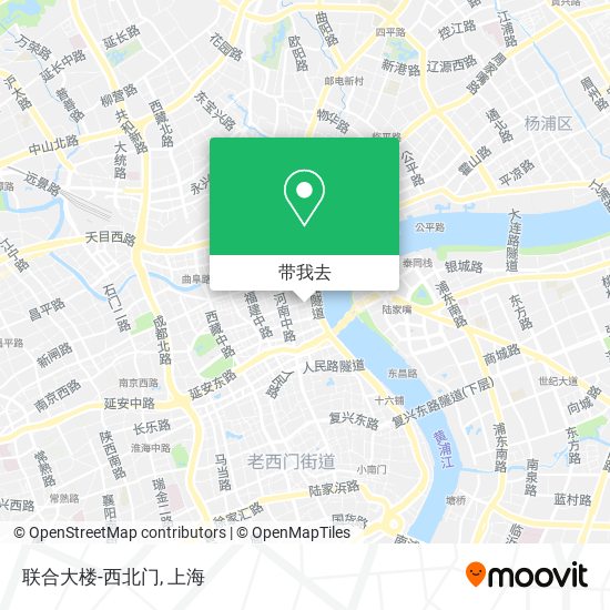 联合大楼-西北门地图