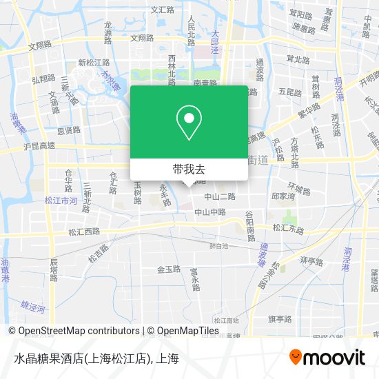 水晶糖果酒店(上海松江店)地图