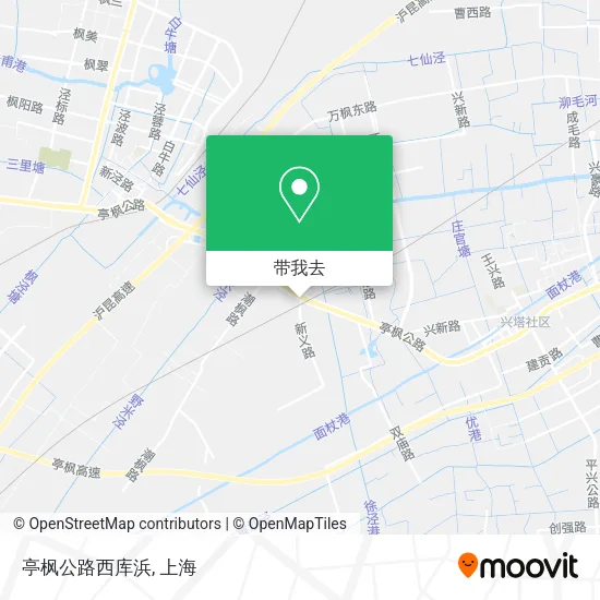 亭枫公路西库浜地图