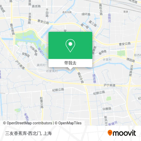 三友香蕉库-西北门地图