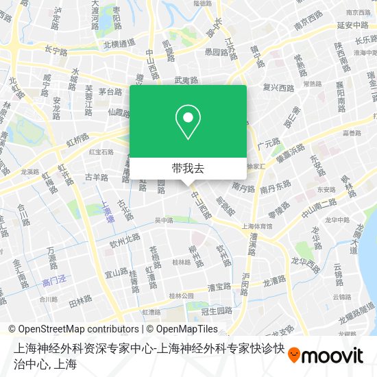 上海神经外科资深专家中心-上海神经外科专家快诊快治中心地图