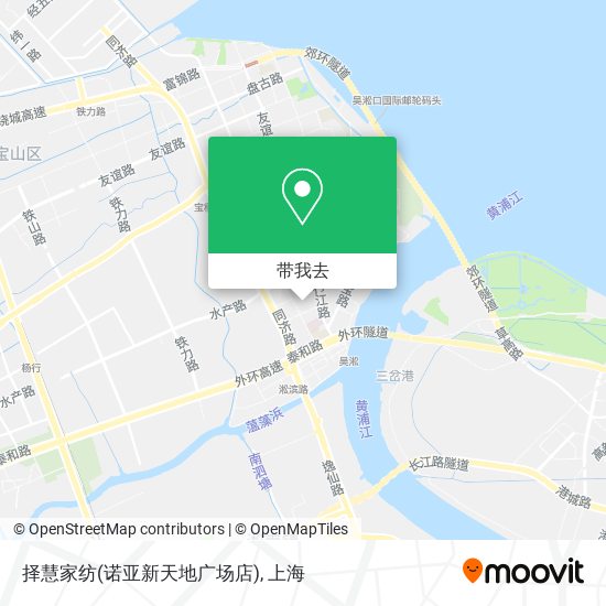 择慧家纺(诺亚新天地广场店)地图