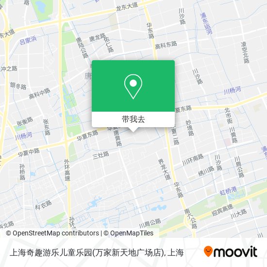 上海奇趣游乐儿童乐园(万家新天地广场店)地图