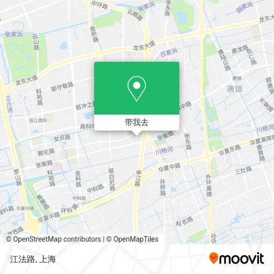 江法路地图