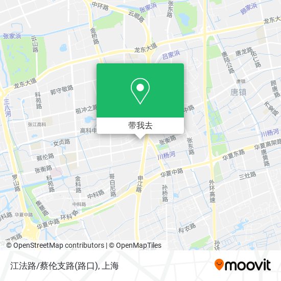 江法路/蔡伦支路(路口)地图