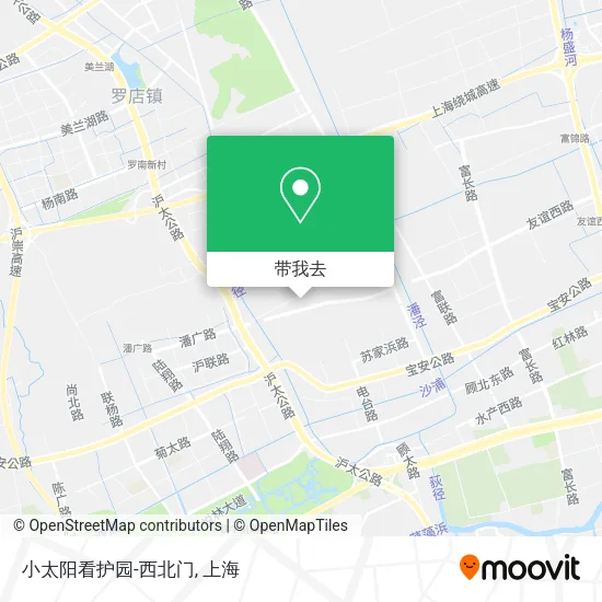 小太阳看护园-西北门地图
