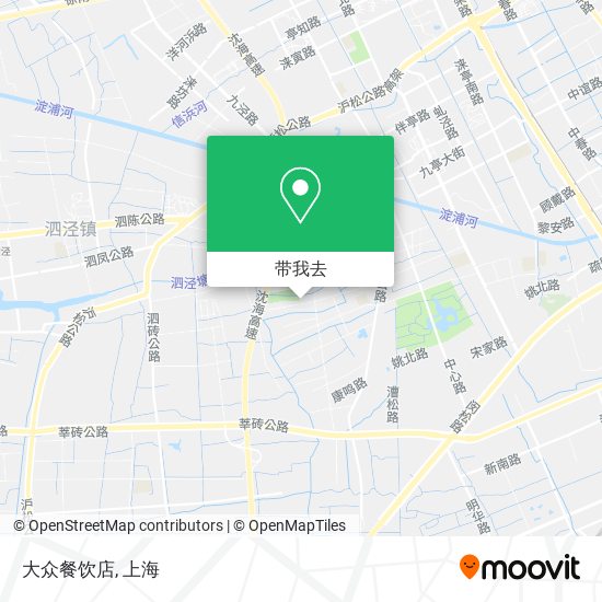大众餐饮店地图