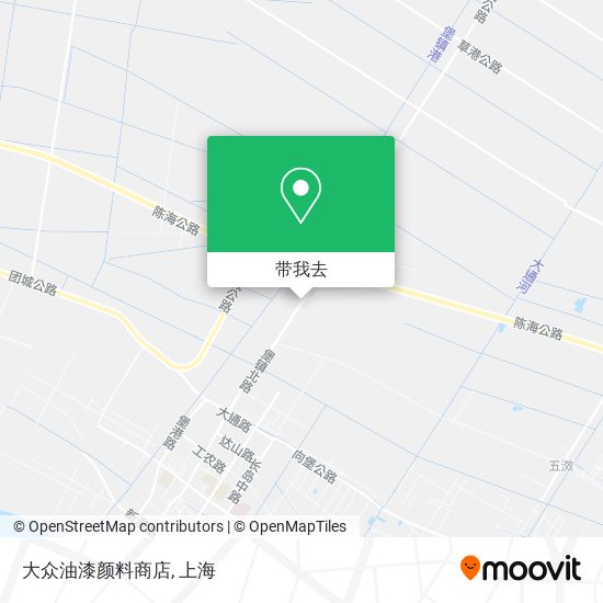 大众油漆颜料商店地图