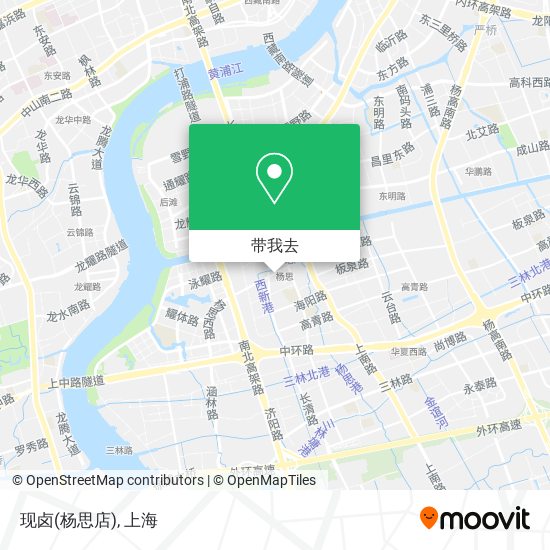 现卤(杨思店)地图