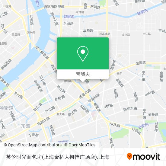 英伦时光面包坊(上海金桥大拇指广场店)地图