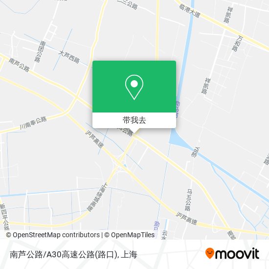 南芦公路/A30高速公路(路口)地图