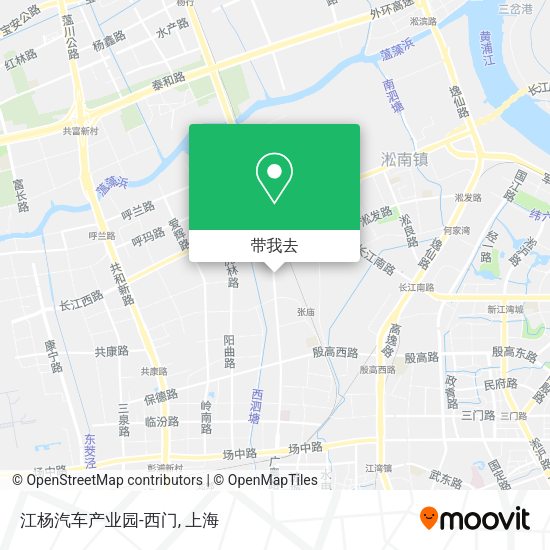 江杨汽车产业园-西门地图