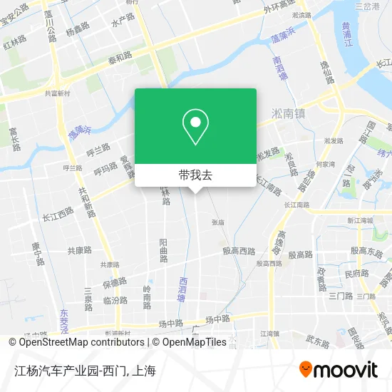 江杨汽车产业园-西门地图