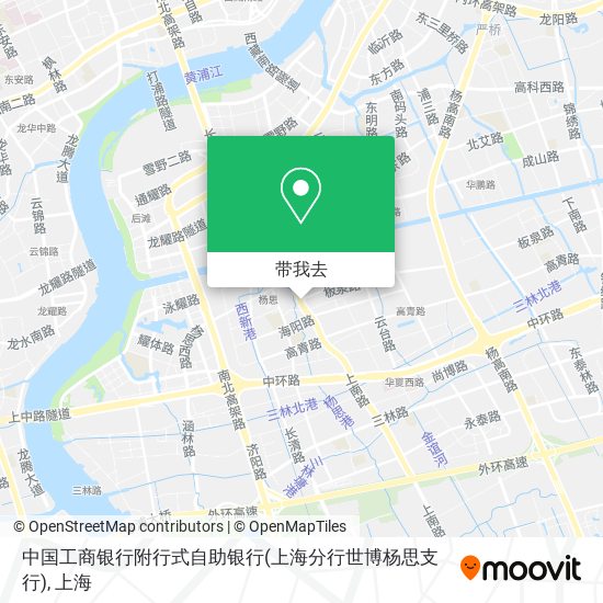 中国工商银行附行式自助银行(上海分行世博杨思支行)地图