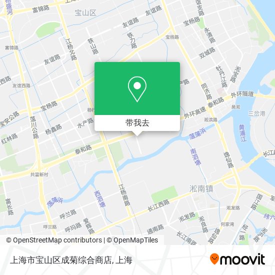 上海市宝山区成菊综合商店地图
