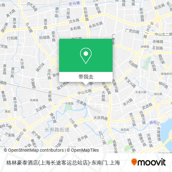 格林豪泰酒店(上海长途客运总站店)-东南门地图