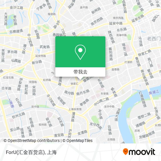 ForU(汇金百货店)地图