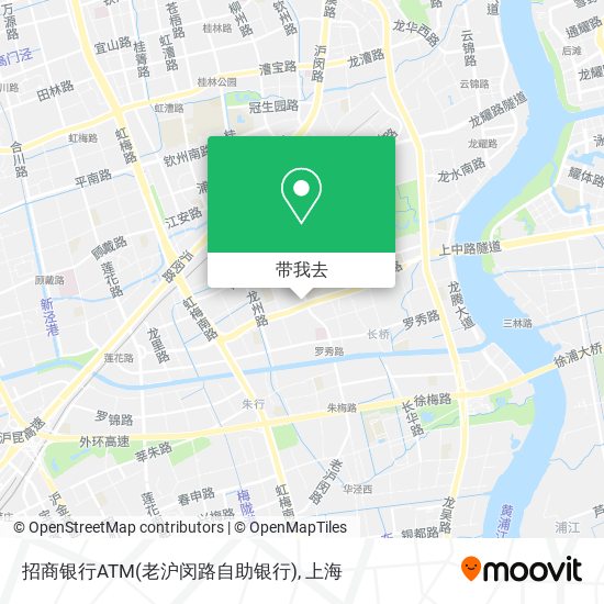 招商银行ATM(老沪闵路自助银行)地图