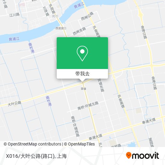 X016/大叶公路(路口)地图