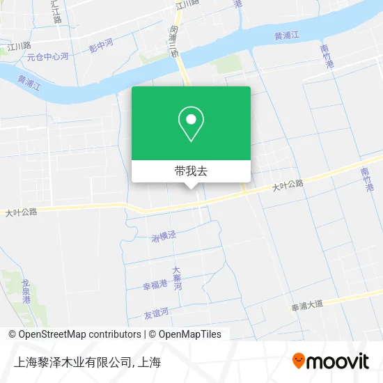 上海黎泽木业有限公司地图