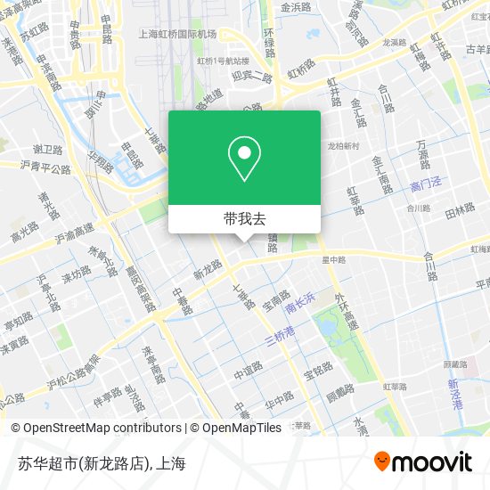 苏华超市(新龙路店)地图