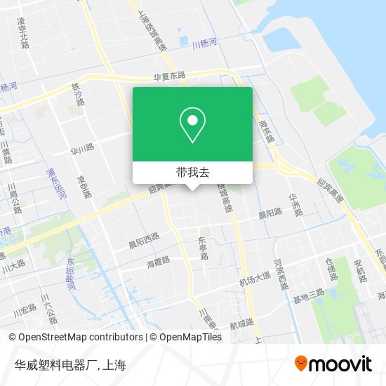 华威塑料电器厂地图