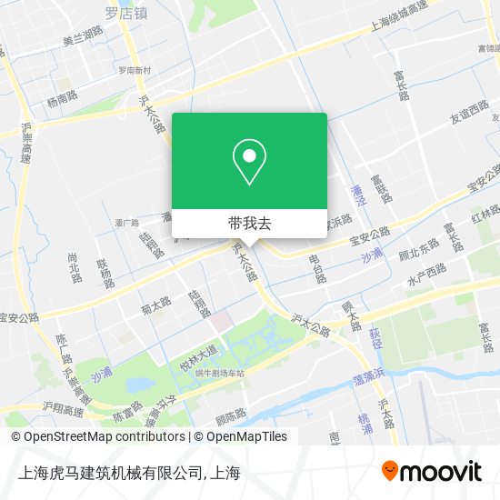 上海虎马建筑机械有限公司地图