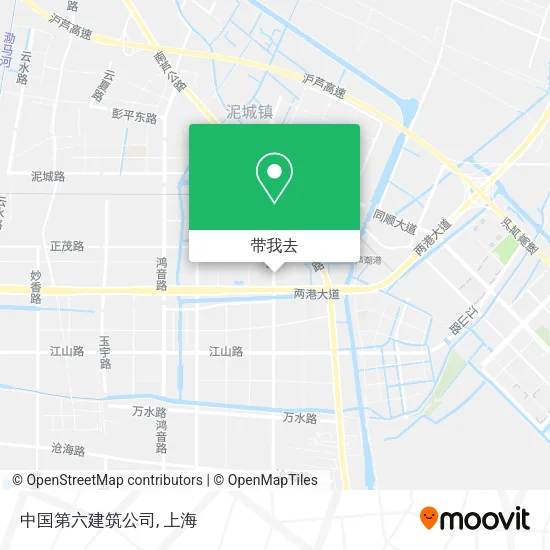 中国第六建筑公司地图