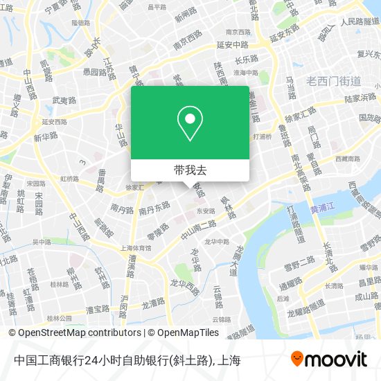 中国工商银行24小时自助银行(斜土路)地图