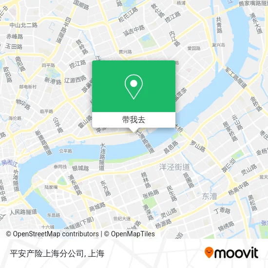 平安产险上海分公司地图