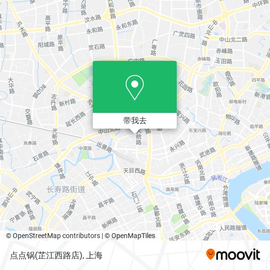 点点锅(芷江西路店)地图