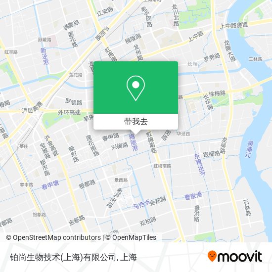 铂尚生物技术(上海)有限公司地图