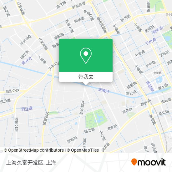 上海久富开发区地图