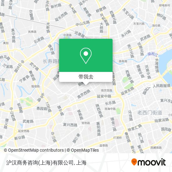 沪汉商务咨询(上海)有限公司地图