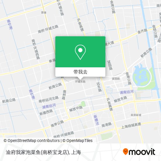 渝府我家泡菜鱼(南桥宝龙店)地图