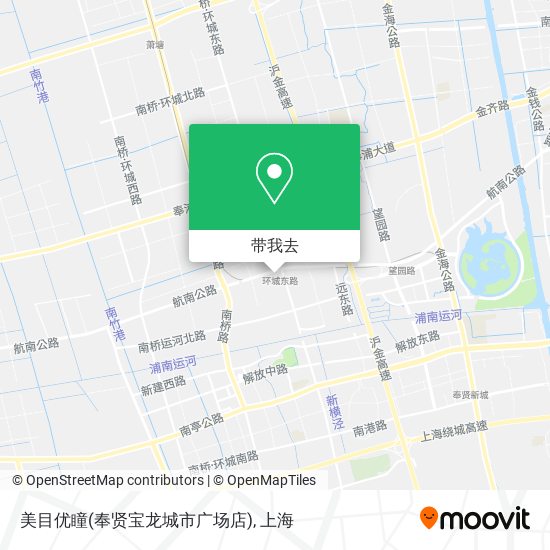 美目优瞳(奉贤宝龙城市广场店)地图