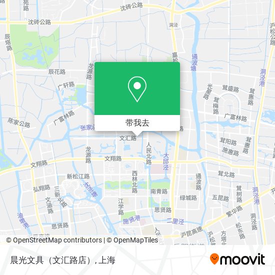 晨光文具（文汇路店）地图