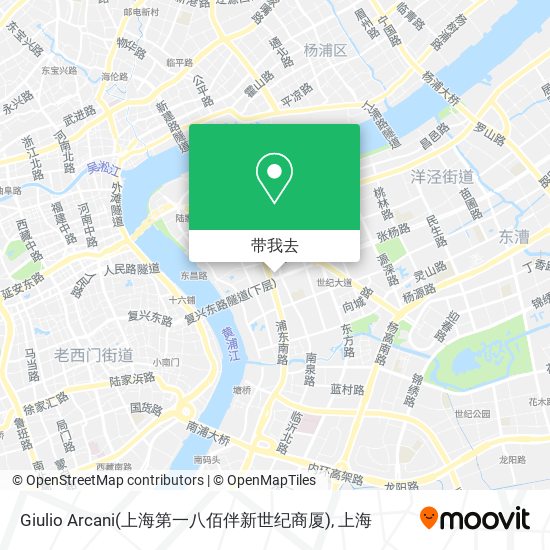 Giulio Arcani(上海第一八佰伴新世纪商厦)地图