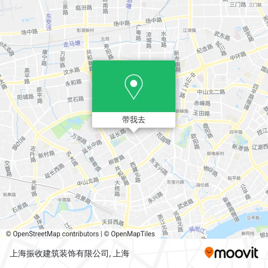 上海振收建筑装饰有限公司地图