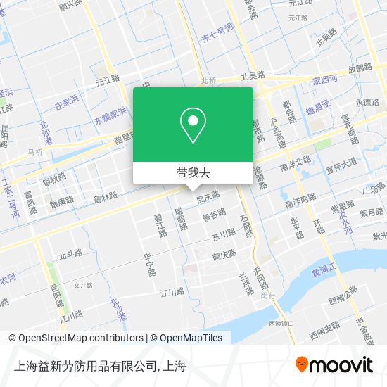 上海益新劳防用品有限公司地图