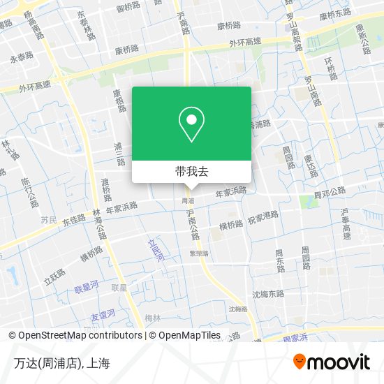 万达(周浦店)地图