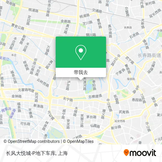 长风大悦城-P地下车库地图