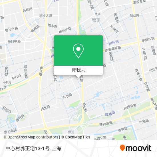 中心村养正宅13-1号地图