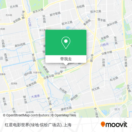 红星电影世界(绿地·缤纷广场店)地图