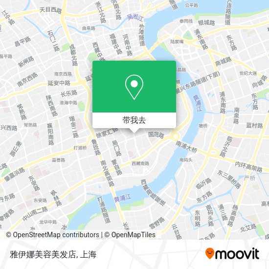 雅伊娜美容美发店地图