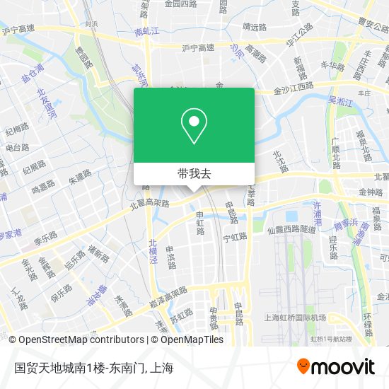 国贸天地城南1楼-东南门地图
